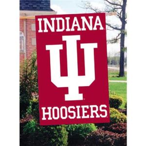 Indiana Hoosiers Applique House Flag