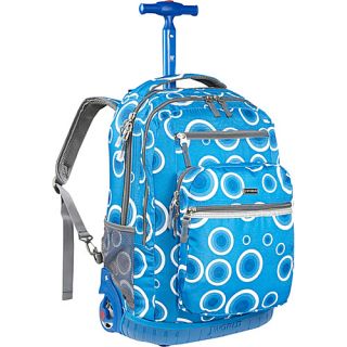 J World Sundance Laptop Rolling Backpack   Blue Target