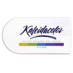 Kaleidacolor Riviera Stamp Pad (RivieraAllows you to use any size stampLocking mechanism keeps the pad from drying outNon bleedingRaised padAcid freeConforms to ASTM D4236 and F963 95Dimensions 3.75 inches long x 2 inches wide Imported )