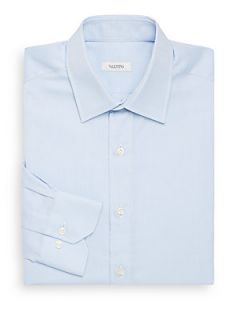Textured Dress Shirt   Blue