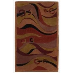 Nourison Hand tufted Dimensions Rust Rug (19 X 29)