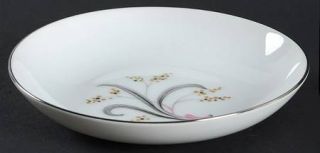 Contour Overture Fruit/Dessert (Sauce) Bowl, Fine China Dinnerware   Pink&Gray L