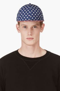 Marc By Marc Jacobs Indigo Floral Chambray Cap