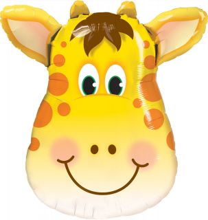 Jolly Giraffe Shaped Jumbo Foil Balloon