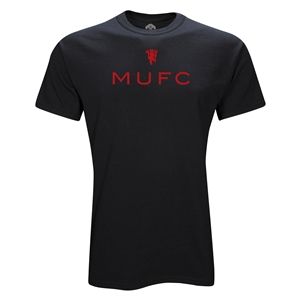 Euro 2012   Manchester United MUFC T Shirt (Black)