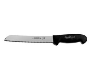 Dexter Russell SofGrip 8 in Scalloped Bread Knife, Black Non Slip Handle