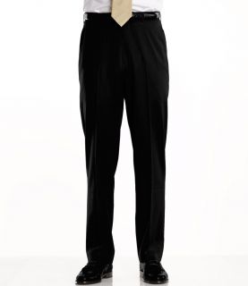 Traveler Washable Wool Solid Plain Front Pants  Sizes 44 48 JoS. A. Bank