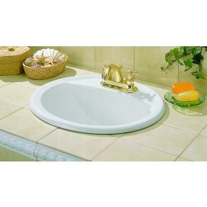 Cheviot 1167 WH 4 Ashton Drop In Basin with 4 Faucet Drilling