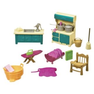 Lil Woodzeez Kitchenette and Housekeeping Set