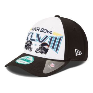 SB XLVIII Dueling New Era NFL Super Bowl XLVIII Dueling Helmet 9FORTY Cap