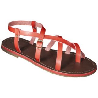 Womens Mossimo Supply Co. Lavinia Gladiator Sandals   Orange 8