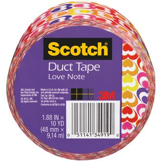 Scotch Printed Duct Tape 1.88x10yd hearts