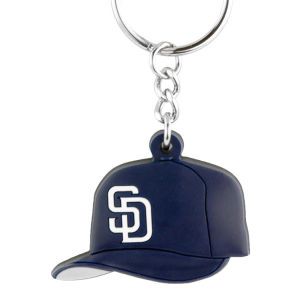 San Diego Padres AMINCO INC. MLB Soft Rubber Cap Keychain