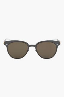 Mykita Grey Matte Stainless Steel Mareike Sunglasses