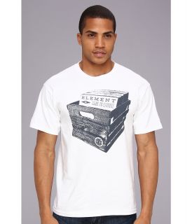 Element Crate S/S Tee Mens T Shirt (White)