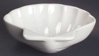 Pfaltzgraff Heritage White Shell Shaped Dish, Fine China Dinnerware   Stoneware,