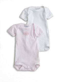 Petit Bateau Infants Two Piece Cotton Bodysuit Set
