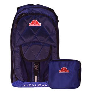 Vitalpak Medical Backpack With Removable Snap in Essentials Kit (blue)