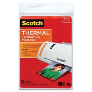 Scotch Photo size thermal laminating pouches