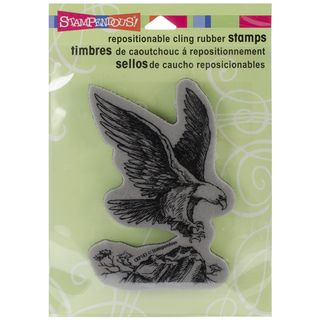Stampendous Cling Rubber Stamp eagle Rock