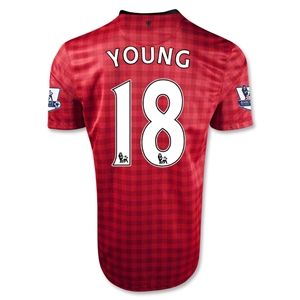 Nike Manchester United 12/13 YOUNG Home Soccer Jersey