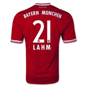 adidas Bayern Munich 13/14 LAHM Home Soccer Jersey
