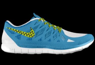 Nike Free 5.0 iD Custom Womens Running Shoes   Blue