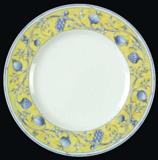 Noritake October Light Salad Plate, Fine China Dinnerware   Blue Fruits And Vine