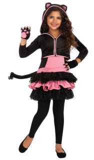 Black Kitty Hoodie Kids Costume