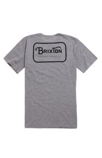 Mens Brixton Tee   Brixton Grade T Shirt