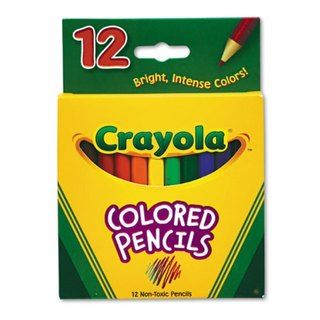 Crayola Short Barrel Colored Woodcase Pencils 3.3 Mm 12 Assorted Colors/set (AssortedWeight 7 ouncesModel Woodcase PencilPack of 12Pocket Clip No Refillable NoRetractable NoPoint Size 3.3 mmEraser NoDimensions 5.5 inches long 3.3 mmEraser NoDime