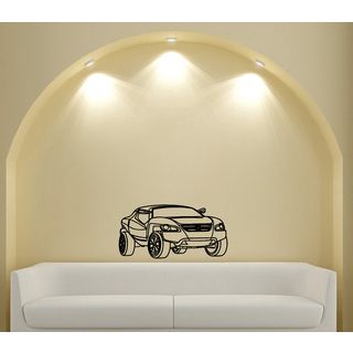 Rally Dakar Vinyl Wall Decal (Glossy blackEasy to applyDimensions 25 inches wide x 35 inches long )
