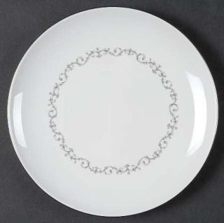 Corning Platinum Scroll Bread & Butter Plate, Fine China Dinnerware   Centura, P