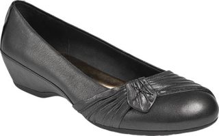 Womens Aravon Yolanda   Black Leather Casual Shoes
