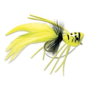 Bass Popper, Yellow/Red, 6