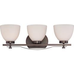 Nuvo Bentley 3 light Hazel Bronze Vanity Fixture