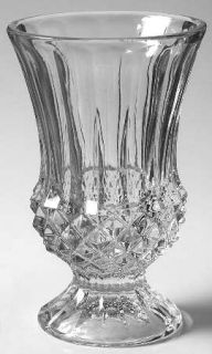Cristal DArques Durand Longchamp 5 Flower Vase   Clear, Cut