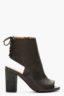 Jeffrey Campbell Black Cut_out Quincy Ankle Boot