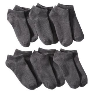 Merona Womens 6 Pack Low Cut Socks   Gray One Size Fits Most