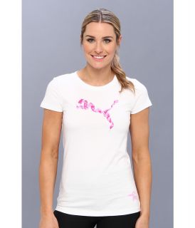 PUMA Project Pink 2013 Tee Cat Womens T Shirt (White)