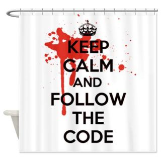  Keep Calm and Follow Harrys Code Shower Curtain  Use code FREECART at Checkout