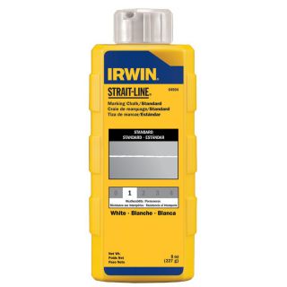 Irwin Strait line 8 ounce White Marking Chalk Refill (White Weight 8 ounces )