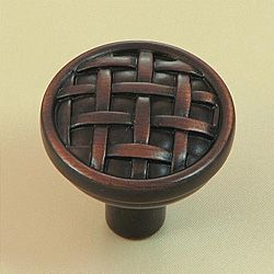 Basket Weave Cabinet Knobs (pack Of 5)