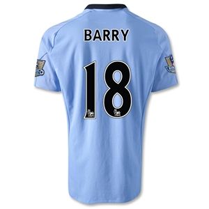 Umbro Manchester City 12/13 BARRY Home Soccer Jersey