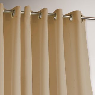 Khaki Gazebo Grommet Top Curtain   World Market