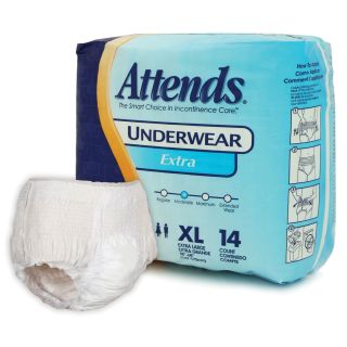 Attends Extra  Extra Large Underwear (case Of 56)