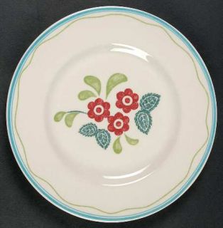 Johnson Brothers Meadow Daisy Salad Plate, Fine China Dinnerware   Red Flowers,B