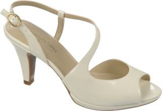 Womens Naturalizer Inspire   White Pearlized Smooth Sandals