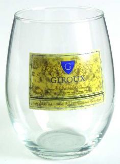 Cristal DArques Durand Bistro Collection Tumbler/Flat Wine   Clear W/Various Wi