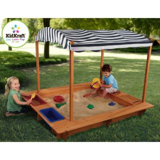 KidKraft Outdoor Sandbox with Canopy Multicolor   00165